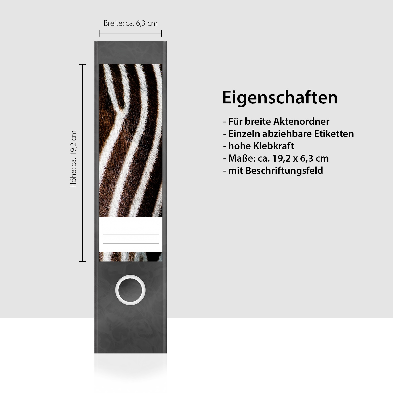 4 breite Aufkleber für Ordnerrücken Leutchqualle Qualle Selbstklebende Design Ordneretiketten Rückenschilder Etiketten für Ordner 