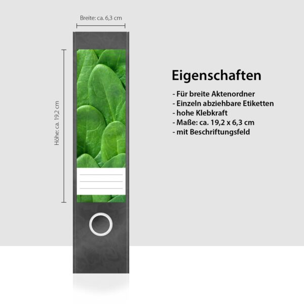 Etiketten für Ordner | XXX | 4 breite Aufkleber für Ordnerrücken | Selbstklebende Design Ordneretiketten Rückenschilder