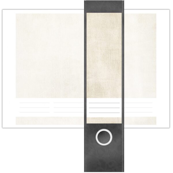 Etiketten für Ordner | Papier mit Spuren | 4 breite Aufkleber für Ordnerrücken | Selbstklebende Design Ordneretiketten Rückenschilder