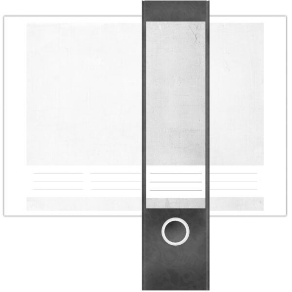 Etiketten für Ordner | Stein Wand Grau | 4 breite Aufkleber für Ordnerrücken | Selbstklebende Design Ordneretiketten Rückenschilder