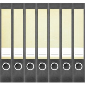 Etiketten für Ordner | Vintage Alt | 7 Aufkleber für schmale Ordnerrücken | Selbstklebende Design Ordneretiketten Rückenschilder