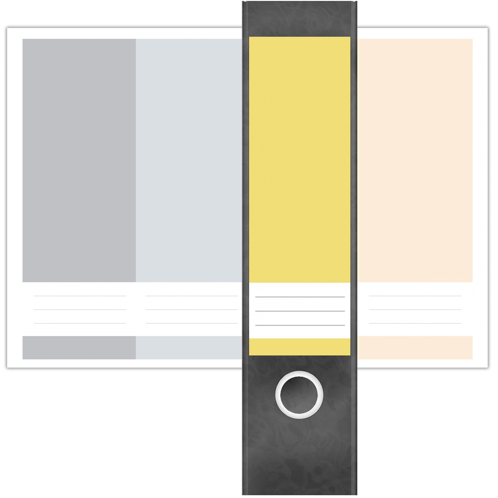 Etiketten für Ordner | Farbmix Modern 3 | 4 breite Aufkleber für Ordnerrücken | Selbstklebende Design Ordneretiketten Rückenschilder 2 Etiketten für Ordner | Farbmix Modern 3 | 4 breite Aufkleber für Ordnerrücken | Selbstklebende Design Ordneretiketten Rückenschilder