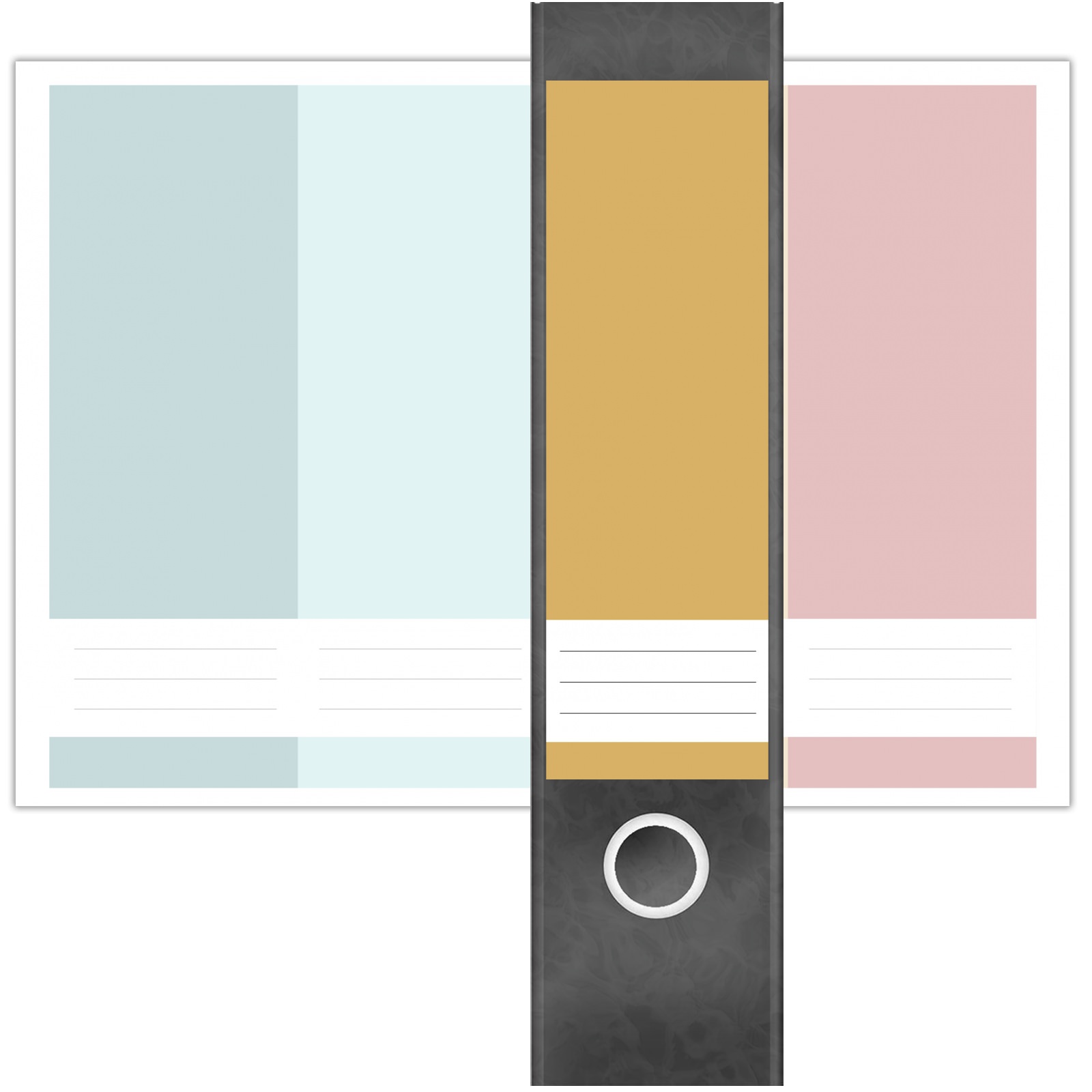 Etiketten für Ordner | Farbmix Modern 7 | 4 breite Aufkleber für Ordnerrücken | Selbstklebende Design Ordneretiketten Rückenschilder 2 Etiketten für Ordner | Farbmix Modern 7 | 4 breite Aufkleber für Ordnerrücken | Selbstklebende Design Ordneretiketten Rückenschilder