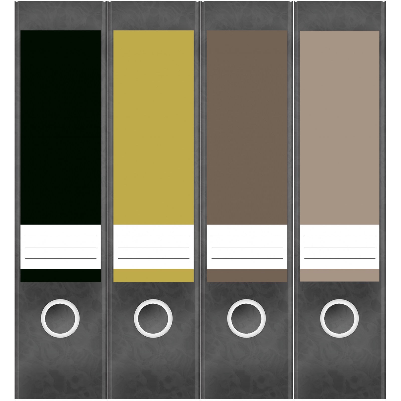 Etiketten für Ordner | Farbmix Dezent | 4 breite Aufkleber für Ordnerrücken | Selbstklebende Design Ordneretiketten Rückenschilder 1 Etiketten für Ordner | Farbmix Dezent | 4 breite Aufkleber für Ordnerrücken | Selbstklebende Design Ordneretiketten Rückenschilder