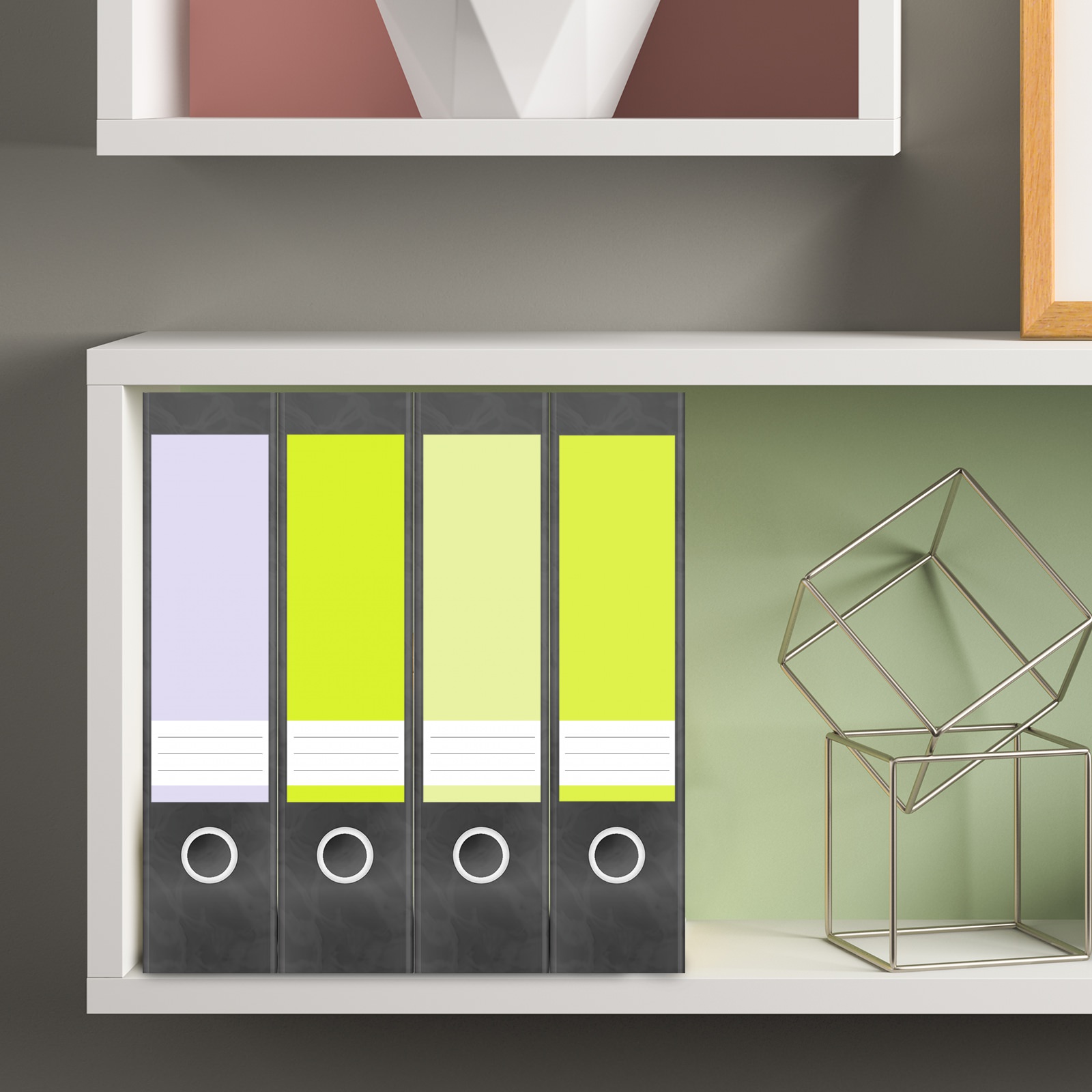 Etiketten für Ordner | Farbmix Helle Farben 1 | 4 breite Aufkleber für Ordnerrücken | Selbstklebende Design Ordneretiketten Rückenschilder 4 Etiketten für Ordner | Farbmix Helle Farben 1 | 4 breite Aufkleber für Ordnerrücken | Selbstklebende Design Ordneretiketten Rückenschilder