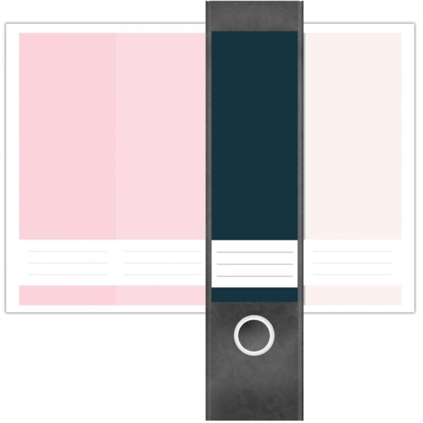 Etiketten für Ordner | Farbmix Lippenstift | 4 breite Aufkleber für Ordnerrücken | Selbstklebende Design Ordneretiketten Rückenschilder