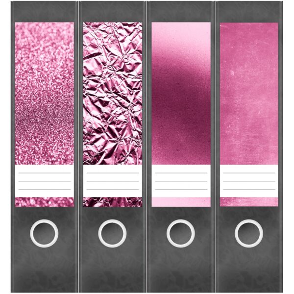 Lavendel 4 breite Aufkleber für Ordnerrücken Selbstklebende Design Ordneretiketten Rückenschilder Etiketten für Ordner