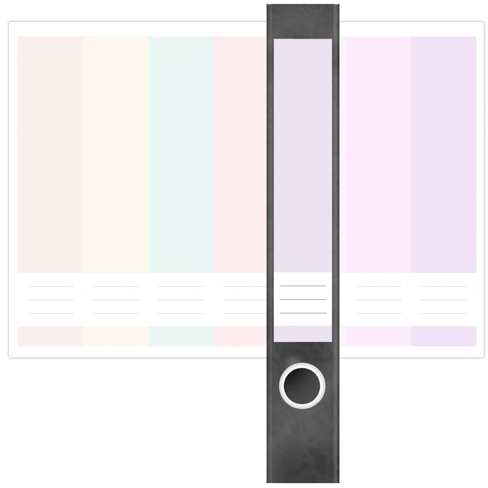 Etiketten für Ordner | Farbmix Pastell | 7 Aufkleber für schmale Ordnerrücken | Selbstklebende Design Ordneretiketten Rückenschilder 2 Etiketten für Ordner | Farbmix Pastell | 7 Aufkleber für schmale Ordnerrücken | Selbstklebende Design Ordneretiketten Rückenschilder