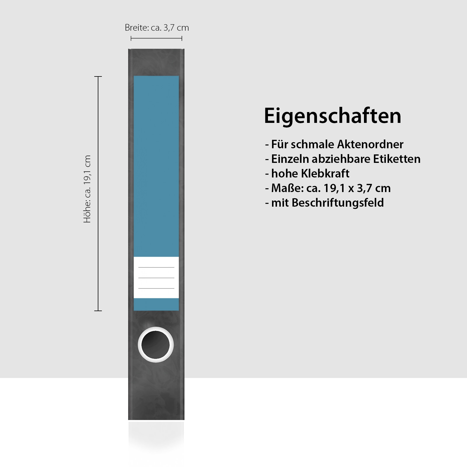 Etiketten für Ordner | Farbmix Blau 7 | 7 Aufkleber für schmale Ordnerrücken | Selbstklebende Design Ordneretiketten Rückenschilder 5 Etiketten für Ordner | Farbmix Blau 7 | 7 Aufkleber für schmale Ordnerrücken | Selbstklebende Design Ordneretiketten Rückenschilder