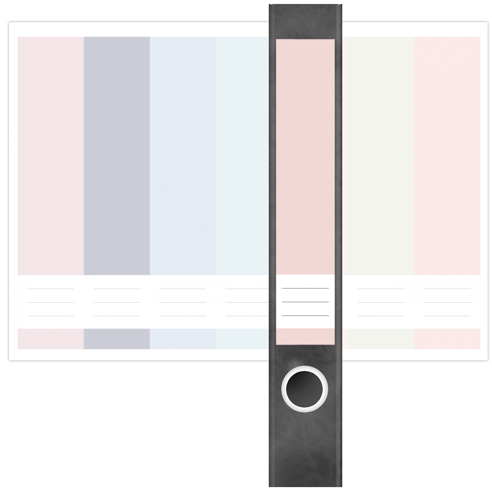 Etiketten für Ordner | Farbmix Pastell 3 | 7 Aufkleber für schmale Ordnerrücken | Selbstklebende Design Ordneretiketten Rückenschilder 2 Etiketten für Ordner | Farbmix Pastell 3 | 7 Aufkleber für schmale Ordnerrücken | Selbstklebende Design Ordneretiketten Rückenschilder