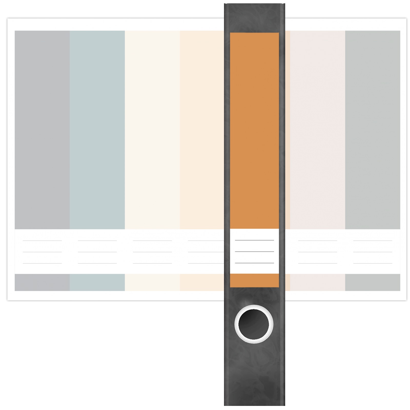 Etiketten für Ordner | Farbmix 12 | 7 Aufkleber für schmale Ordnerrücken | Selbstklebende Design Ordneretiketten Rückenschilder 2 Etiketten für Ordner | Farbmix 12 | 7 Aufkleber für schmale Ordnerrücken | Selbstklebende Design Ordneretiketten Rückenschilder